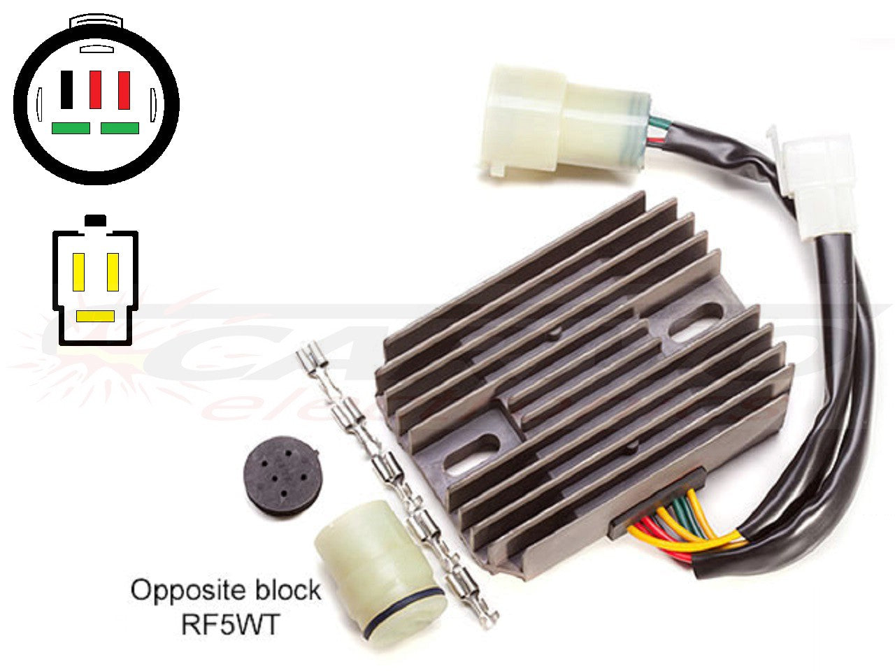 Regulador de voltaje mejorado MOSFET XRV750 África Twin RD04 Carmo