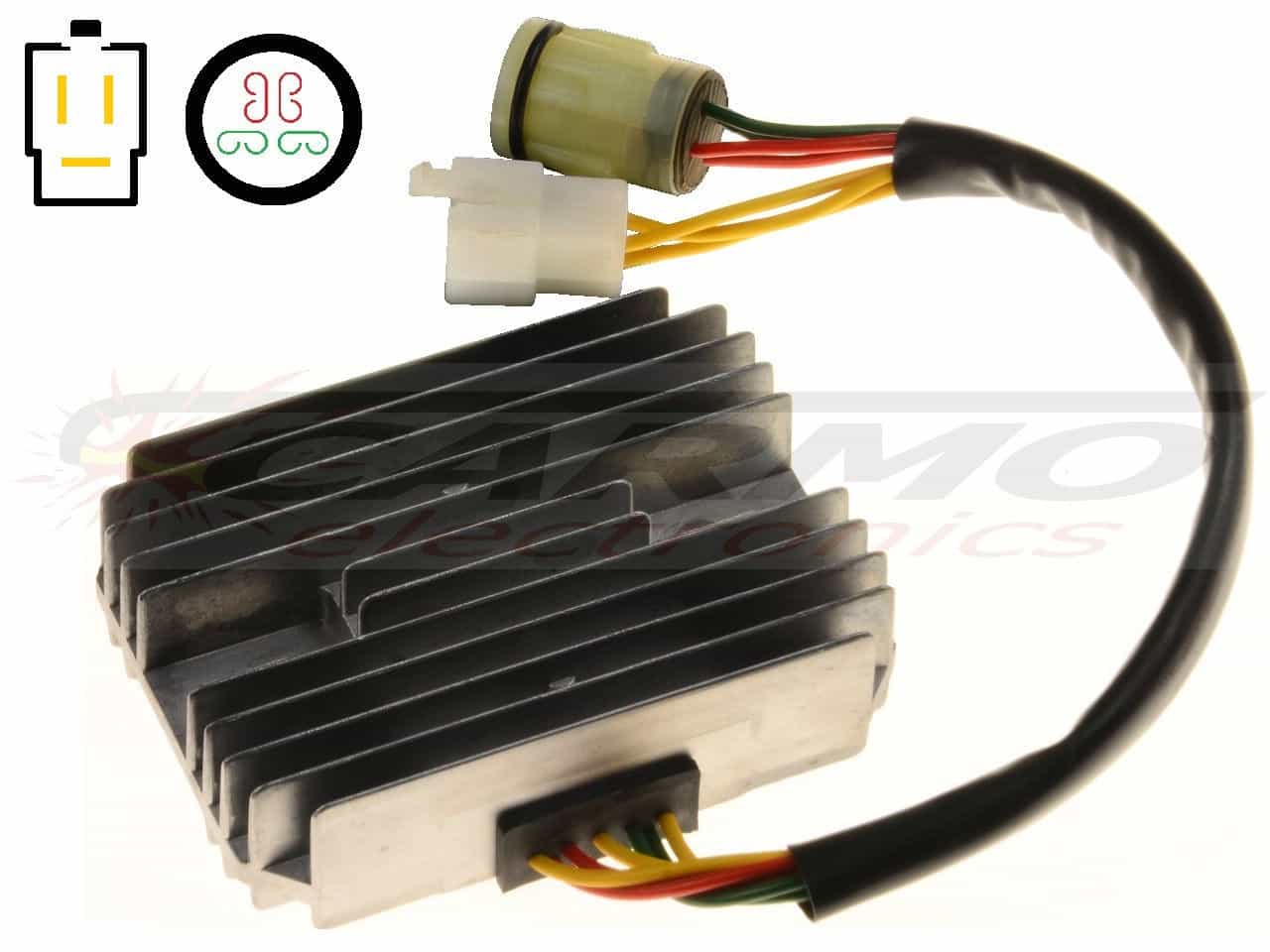 Regulador de voltaje mejorado MOSFET XRV750 África Twin RD04 Carmo