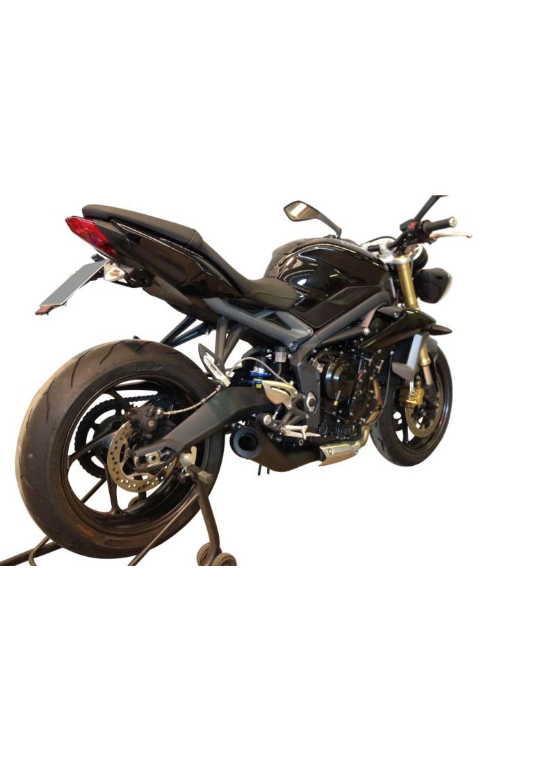 G&G GP Black Exhaust Triumph Street Triple 675 2013-2015