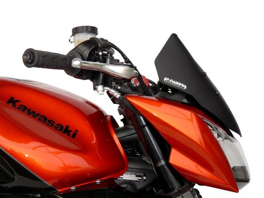 Fabbri windscherm glanzend zwart Kawasaki Z1000 (2007-2009)