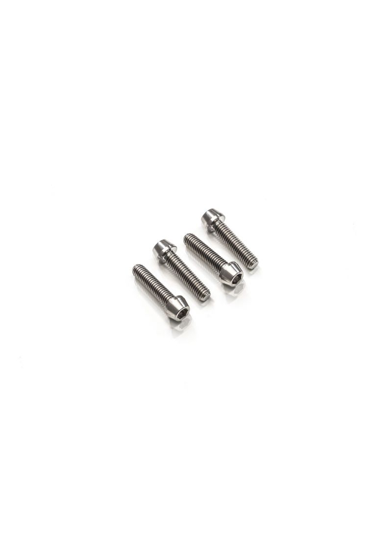 Boutenset voorkant axle clamp M8x30 (4 stuks) - Titanium Ducati Streetfighter 1098 (2009-2013)