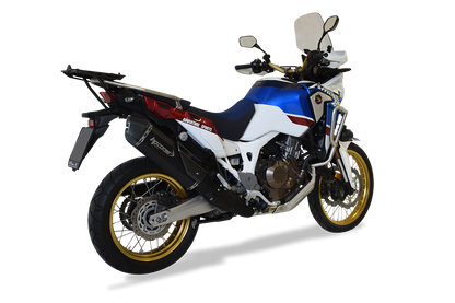 HP Corse avgaser SPS Carbon Black Honda CRF 1000 Africa Twin 2016-2020