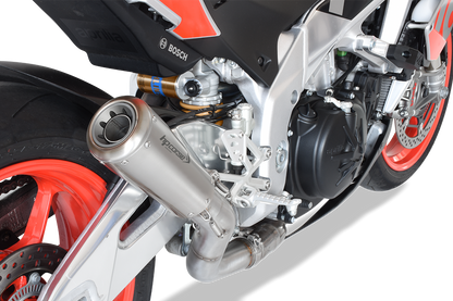 HP Corse Exhaust GP07 Satin Aprilia Tuono V4 2017-2018