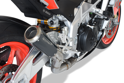 HP Corse Exhaust GP07 Satin Aprilia Tuono V4 2017-2018