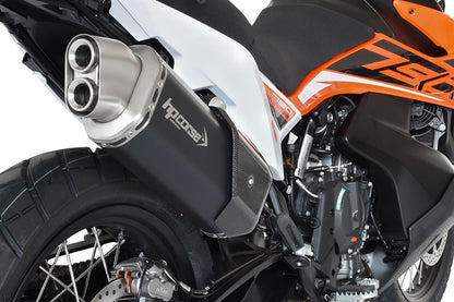 HP Corse échappement 4 track r court noir ktm 790 Adventure R 2019-2024