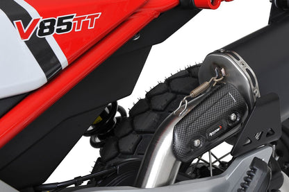 HP Corse Exhaust SPS Carbon Black Moto Guzzi V85 TT Guardia d'Onore 2022-2023