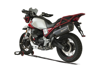HP Corse Exhaust SPS Carbon Black Moto Guzzi V85 TT Guardia d'Onore 2022-2023