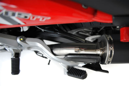HP Corse Exhaust SPS Carbon Black Moto Guzzi V85 TT Guardia d'Onore 2022-2023