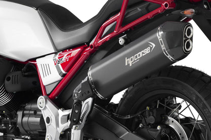 HP Corse Exhaust SPS Carbon Black Moto Guzzi V85 TT Guardia d'Onore 2022-2023