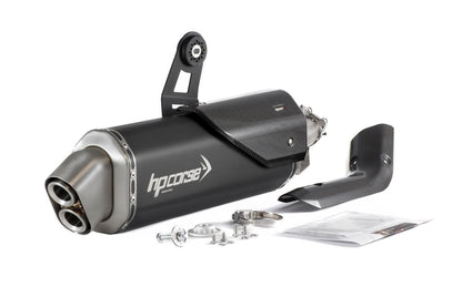 HP Corse Exhaust 4-track R Black Honda CRF 1100 Africa Twin Adventure Sport Plus 2020-2024