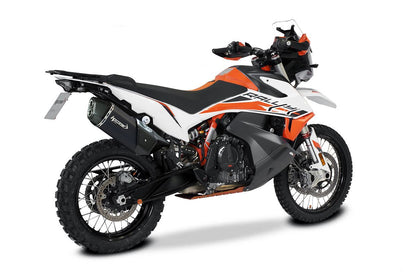 HP Corse Exhaust SPS Carbon Short Black KTM 890 Adventure 2021-2024