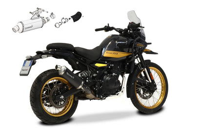 HP Corse SP-1 Short Black slip-on uitlaat Royal Enfield Himalayan 450 (2024+)