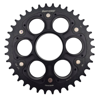 SuperSprox achtertandwiel Stealth Edge 525 38T zwart Ducati Streetfighter 1098 (2009-2013)