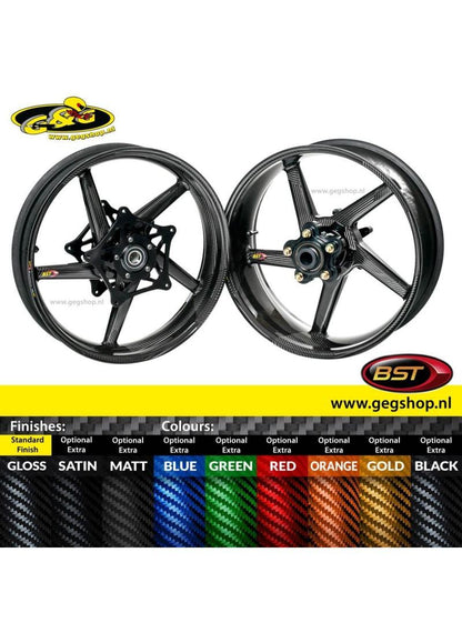 BST Carbon Voorvelg Diamond TEK 3,5 x 17" Suzuki GSX1300R Hayabusa 2013 - 2020