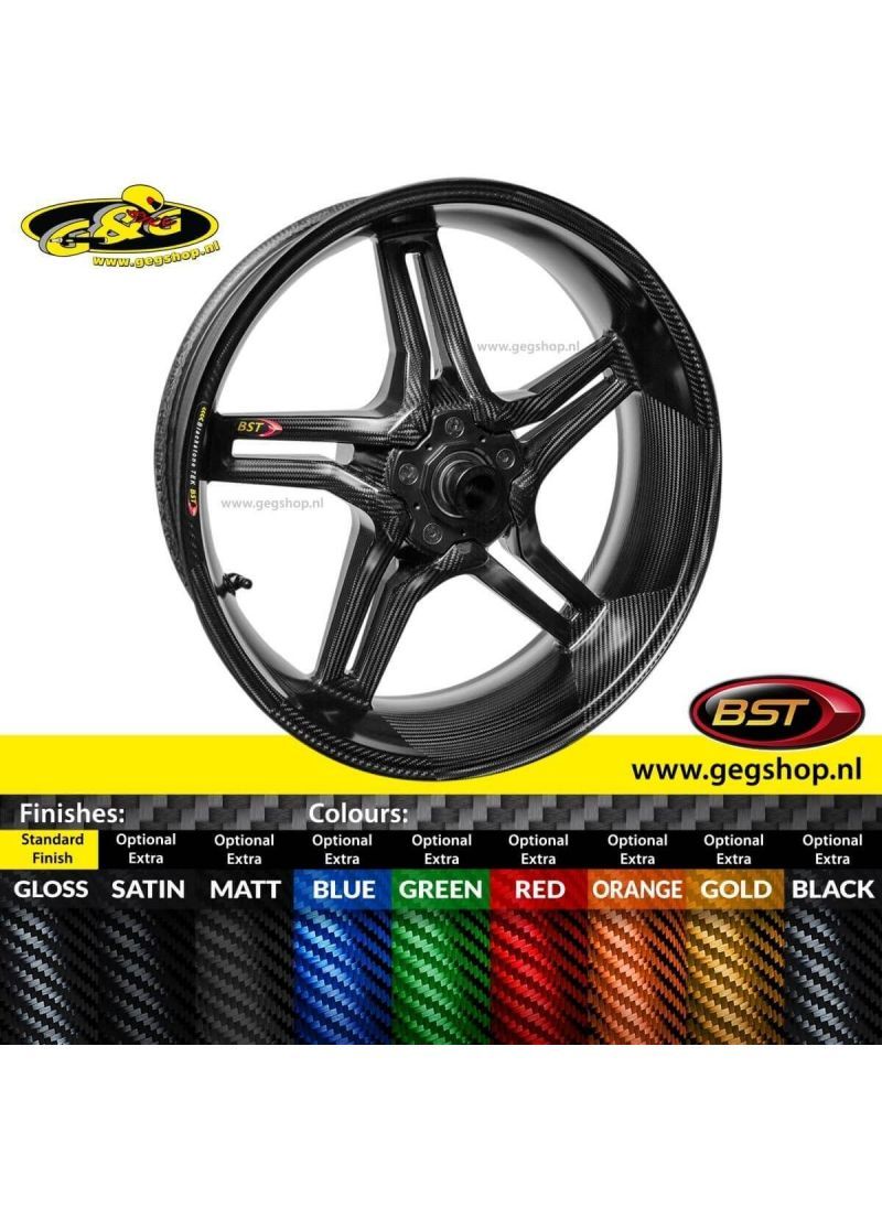 BST Carbon Achtervelg Rapid Tek 5,5 x 17" Yamaha YZF R6 2017+