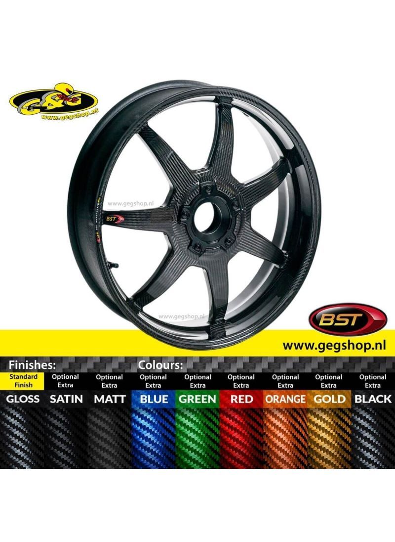 BST Carbon Achtervelg Mamba TEK 6,0 x 17" Triumph Speed Triple 1050 2011 - 2017