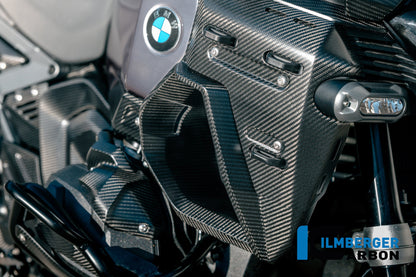 Luchtinlaat paneel cover rechts mat carbon BMW R1300GS Adventure Option 719 Karakorum (2024+)