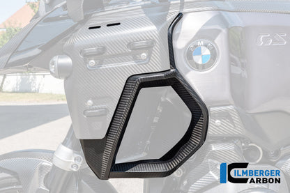 Luchtinlaat paneel cover links mat carbon BMW R1300GS Adventure Option 719 Karakorum (2024+)