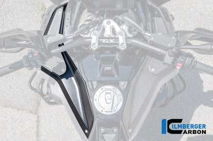 Zijkuip onder de tank links (bovenpaneel) mat carbon BMW R1300GS Adventure Option 719 Karakorum (2024+)