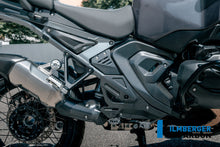 Frame driehoek-cover rechts achterste deel mat carbon BMW R1300GS Adventure Triple Black (2024+)