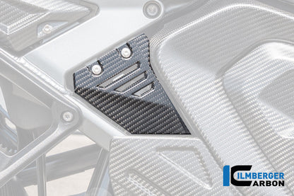 Frame driehoek-cover rechts voorste deel mat carbon BMW R1300GS Adventure Triple Black (2024+)