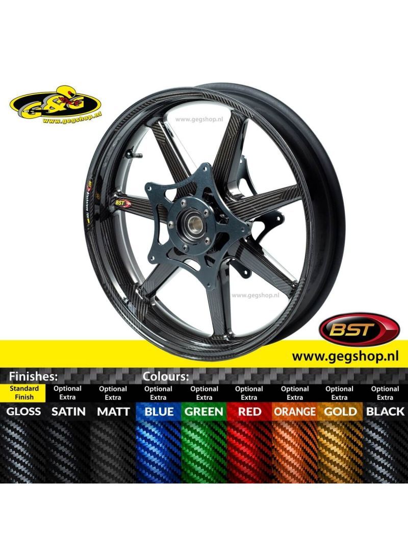 BST Carbon Voorvelg Panther TEK 3,5 x 17" BMW R1200R R1200RS ABS 2014 t/m 2016