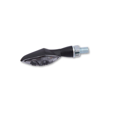 Luz trasera LED de Highsider, luz de freno, unidad de señal de giro cabezal doble, negro, teñido