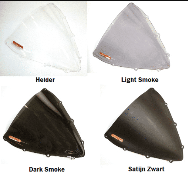 Fabbri windscherm 'Double Bubble' light smoke Ducati 998S (2002-2003)