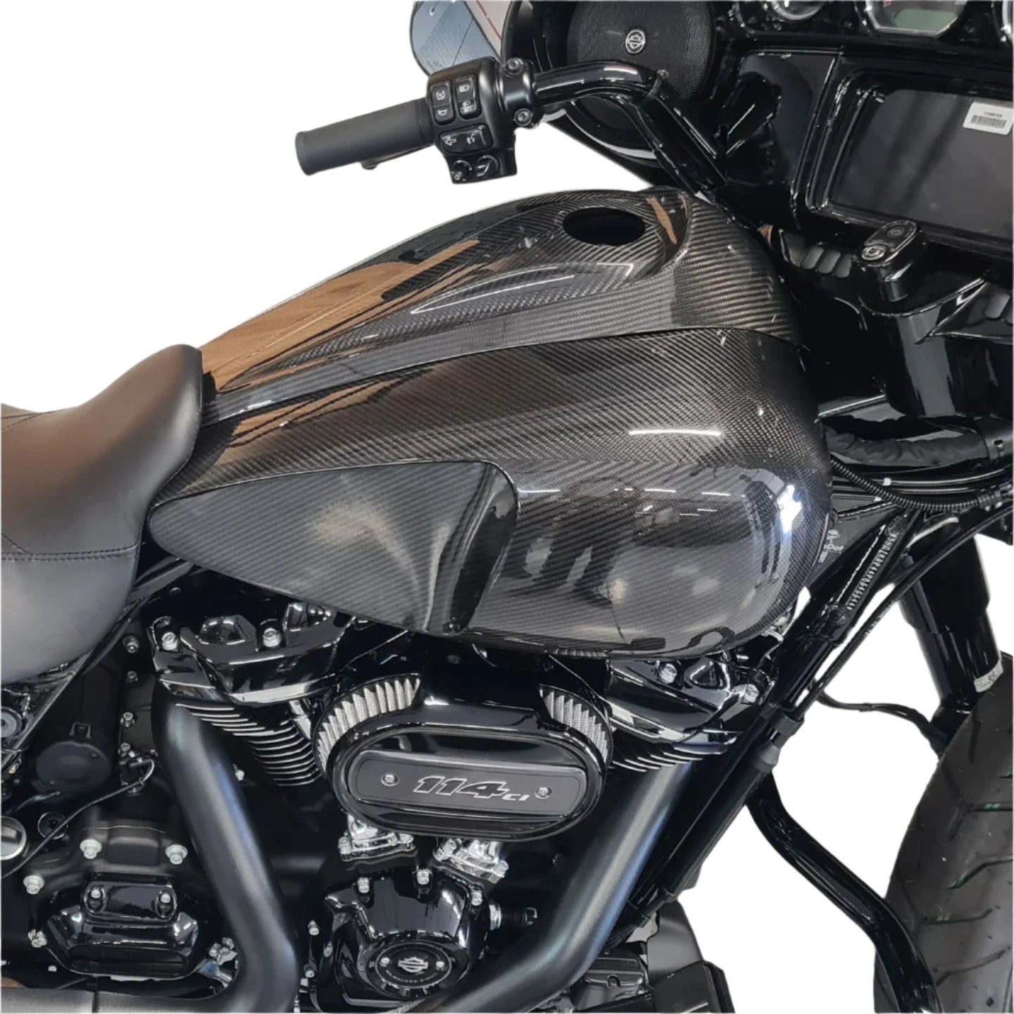 BST Star TEK achtervelg enkel carbon 6.0" x 17" Basis