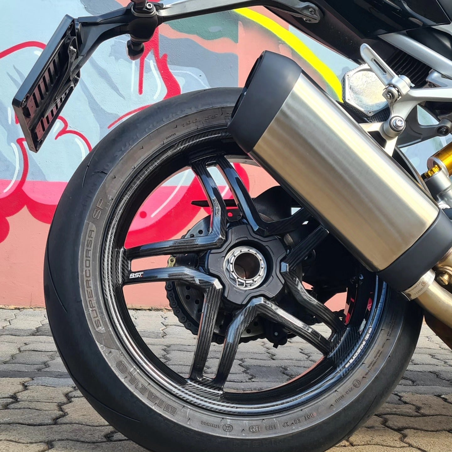 BST Star TEK achtervelg carbon 6,0 x 17" M1000RR (2025+)