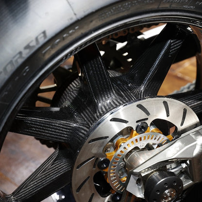 BST Carbon Voorvelg Diamond TEK 3,5 x 17" Kawasaki ZX-4R (2023+)