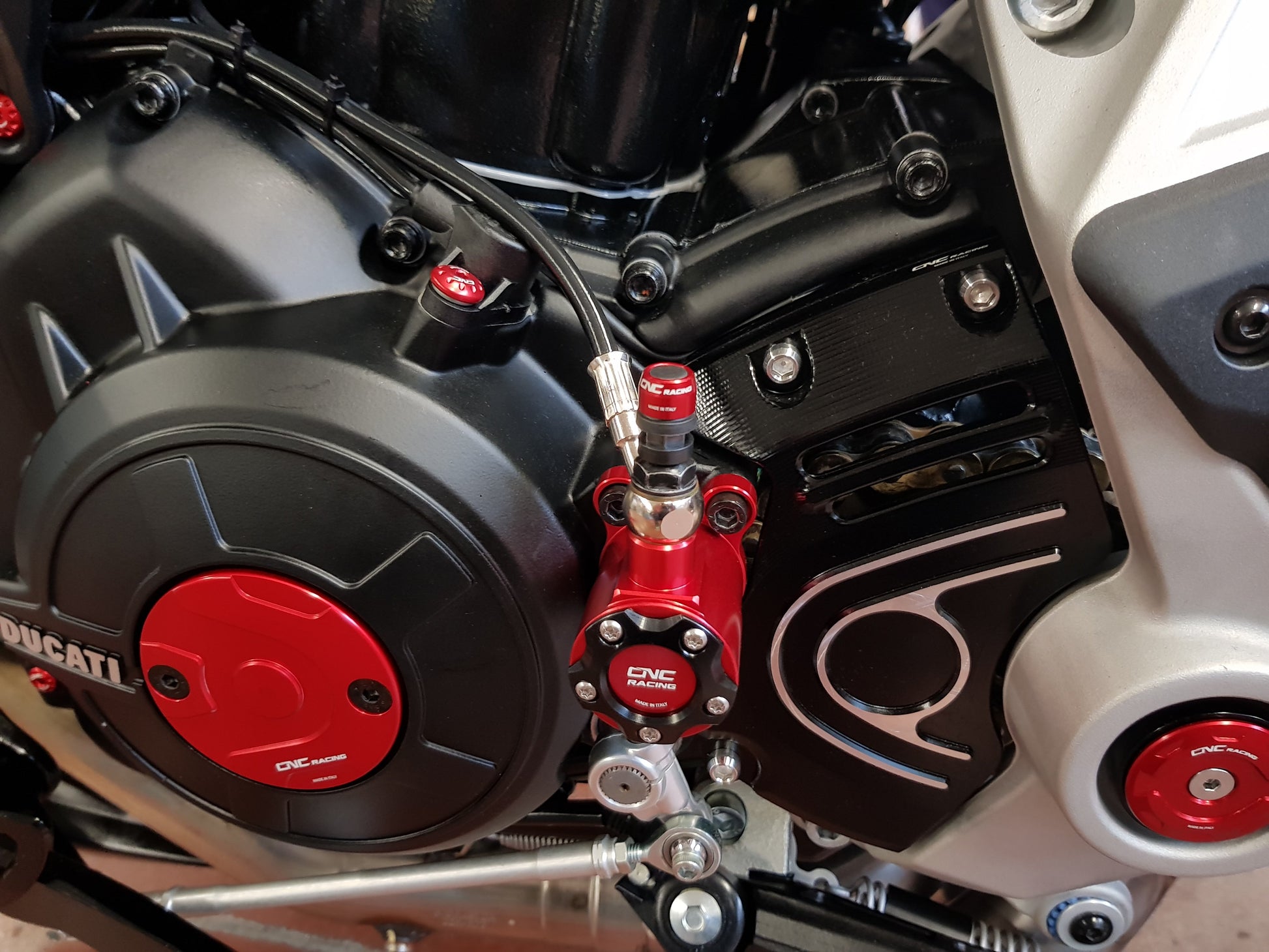 Drukzuiger koppeling 'Gear' 30mm - Ducati Supersport 750 (1999-2002)