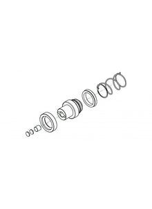 CNC Racing drukzuiger revisie set 30mm Ducati Hypermotard 1100S (2007-2009)