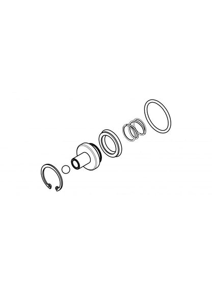 CNC Racing 28,5mm drukzuiger revisie set KTM 1290 Super Adventure R (2017-2020)
