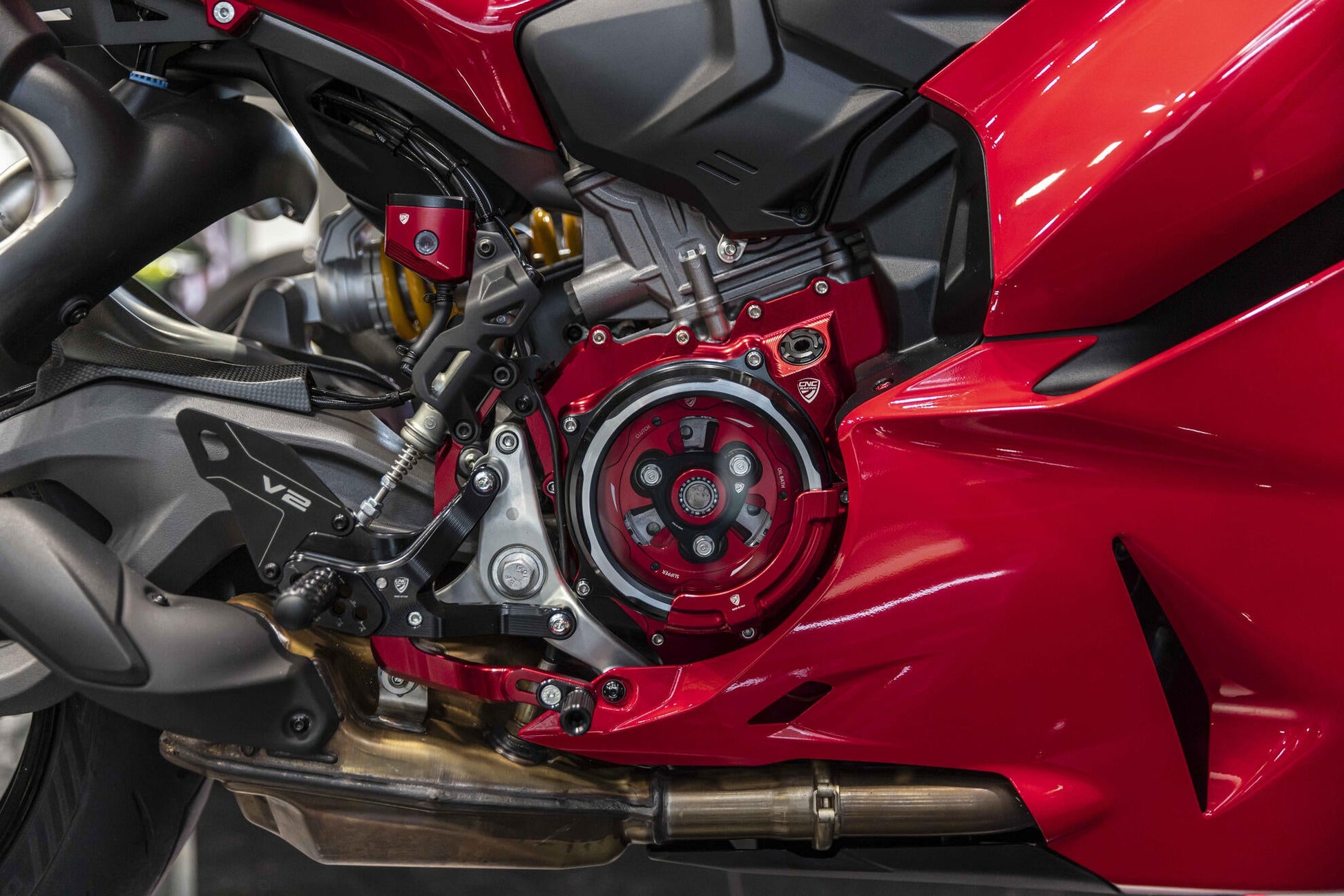 Verstelbare remschakelset PE418 CNC Racing - Ducati Panigale V2 MM93 (2026)
