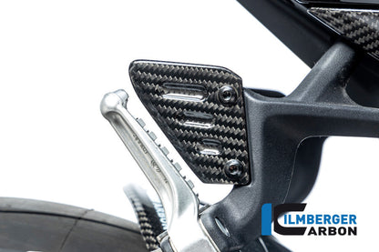 Passagier Heelplate carbon rechts glanzend Aprilia RSV4 Factory (2021-2024)
