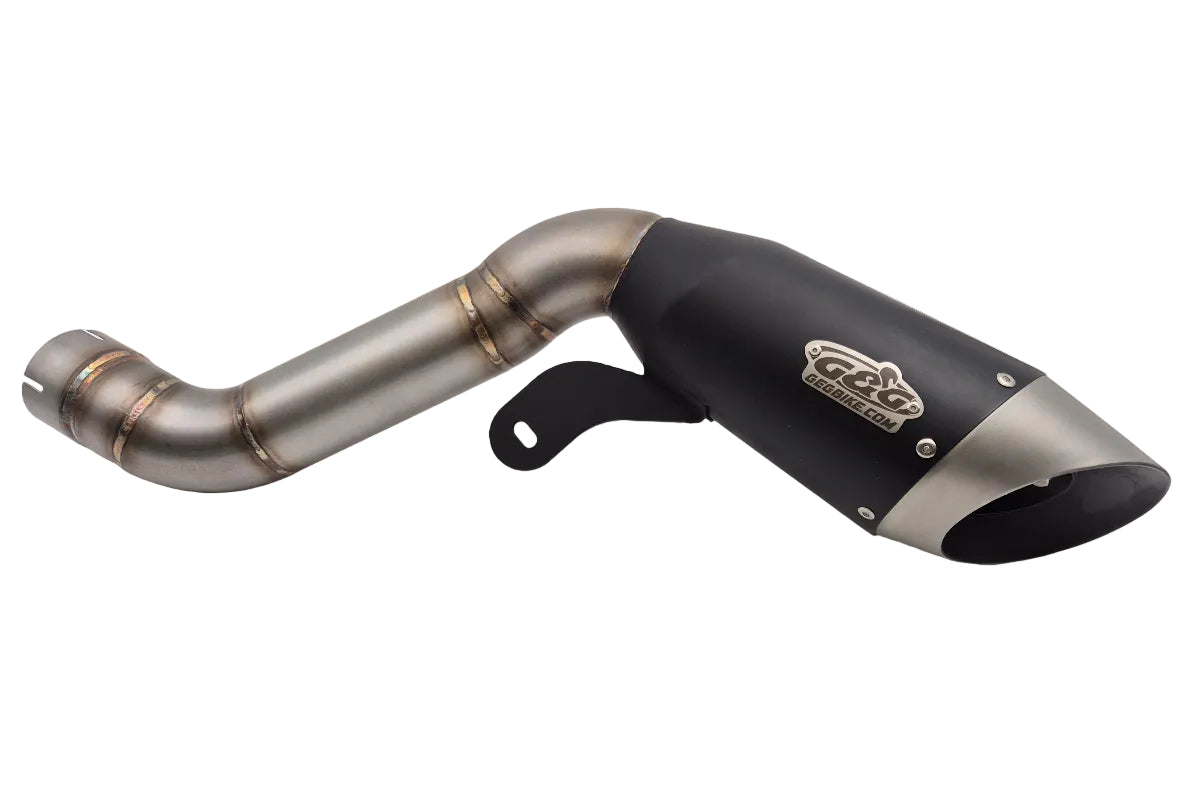 G&G Highmount Uitlaat BMW R12 NineT achteraanzicht