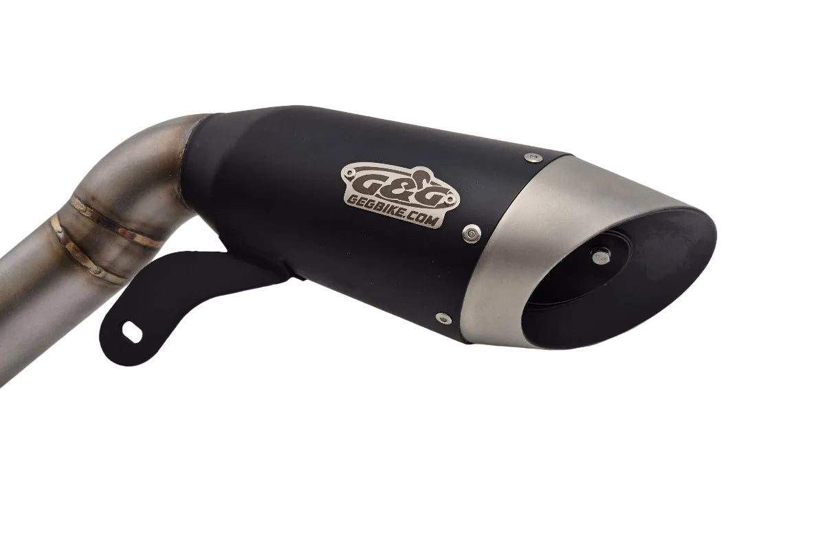 G&G Highmount Uitlaat BMW R12 NineT detailfoto