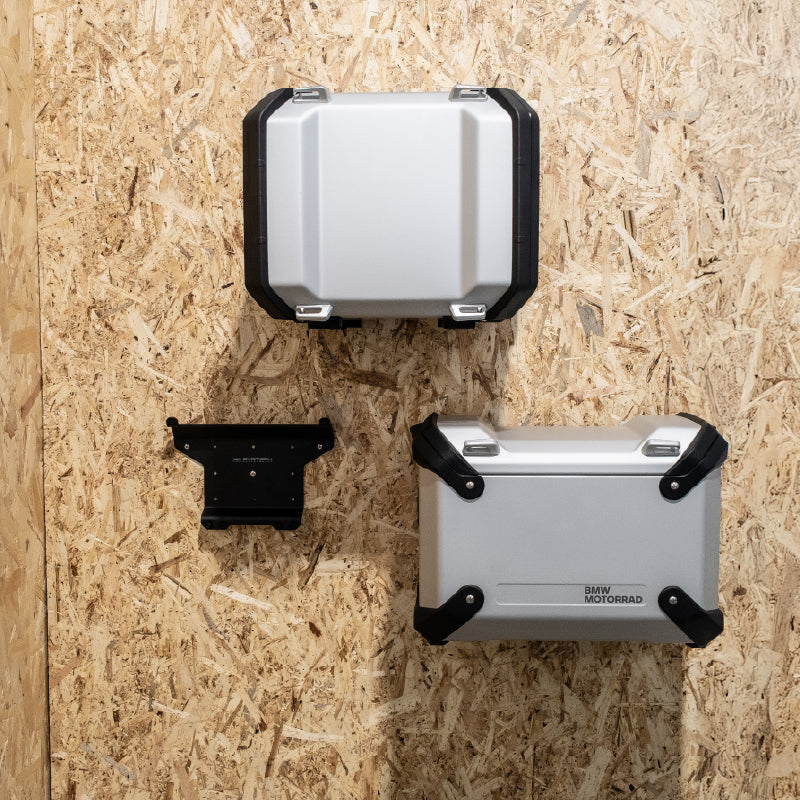 Topkoffer en zijkoffers muurbeugel set Evotech Performance - BMW R 1300 GS Adventure Triple Black (2024+)