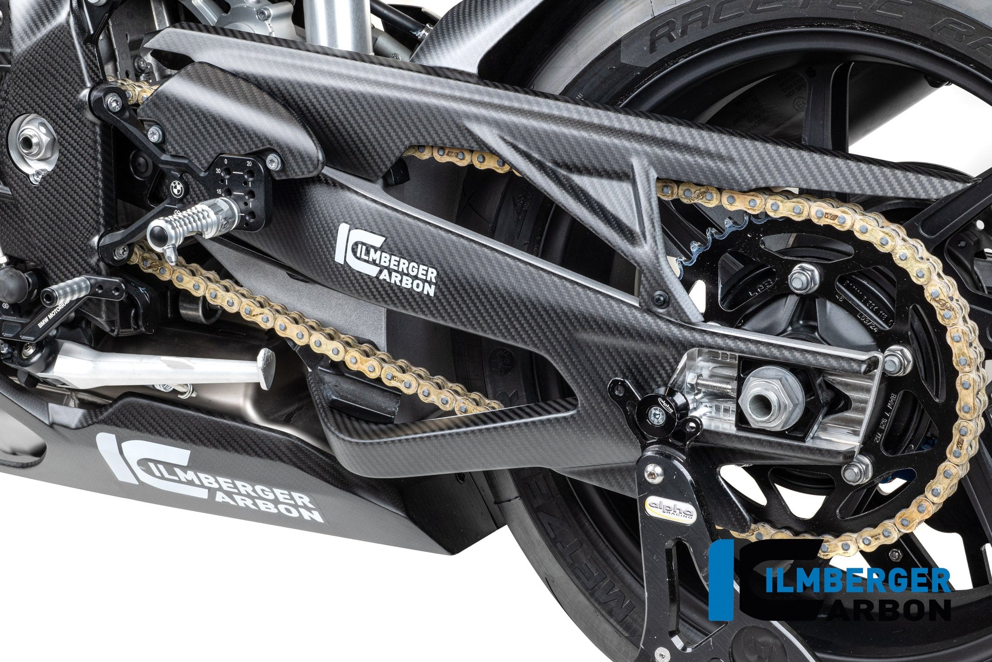 Achterbrug beschermer links mat carbon BMW M 1000 R (2023-2024)