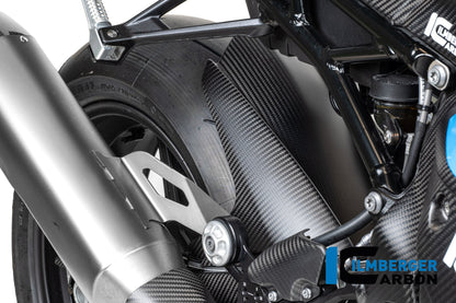Achterspatbord (hugger) incl. kettingbeschermer mat carbon BMW M 1000 R (2025+)