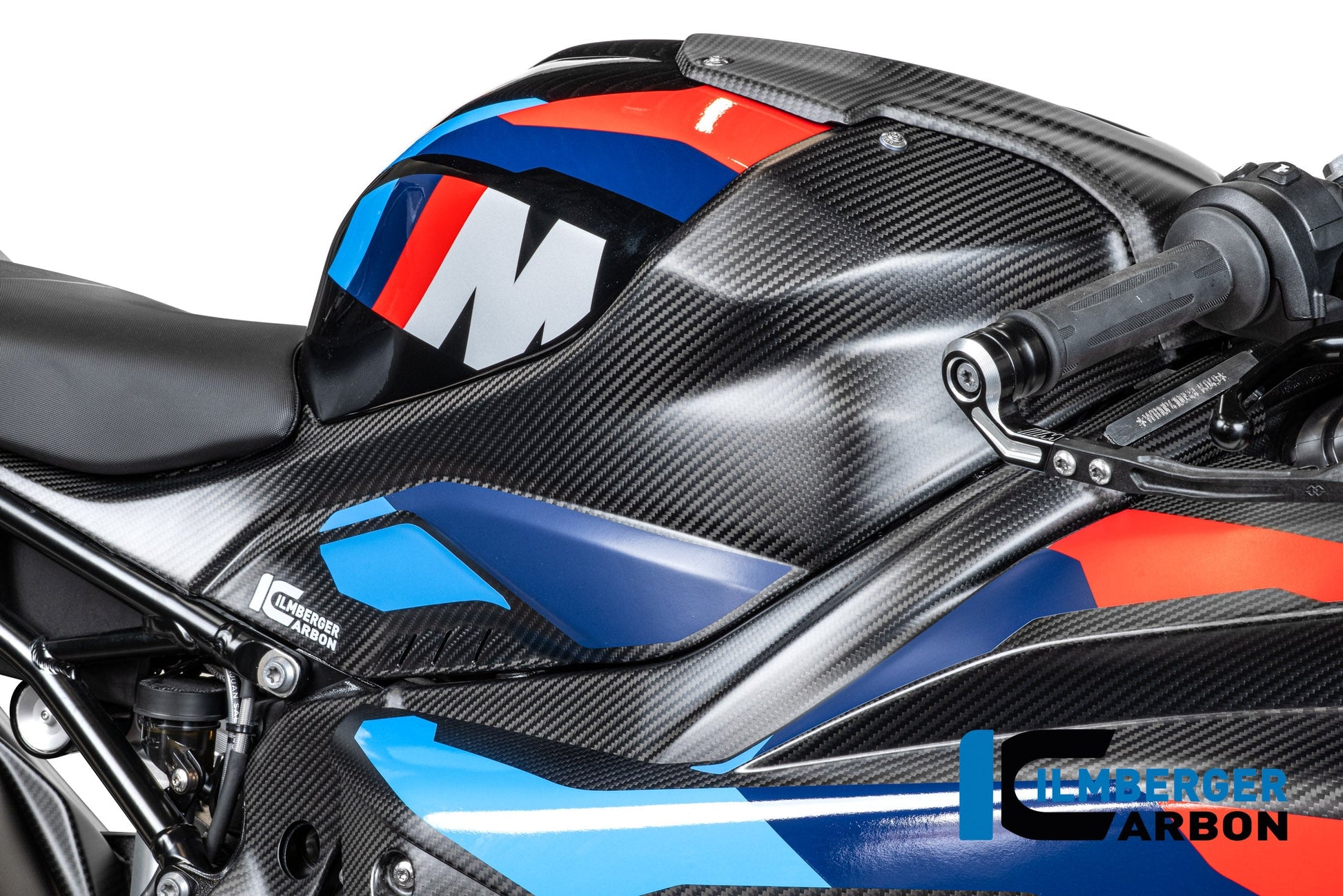 Tank zijpaneel rechts compleet mat carbon BMW S 1000 R (2021-2024)