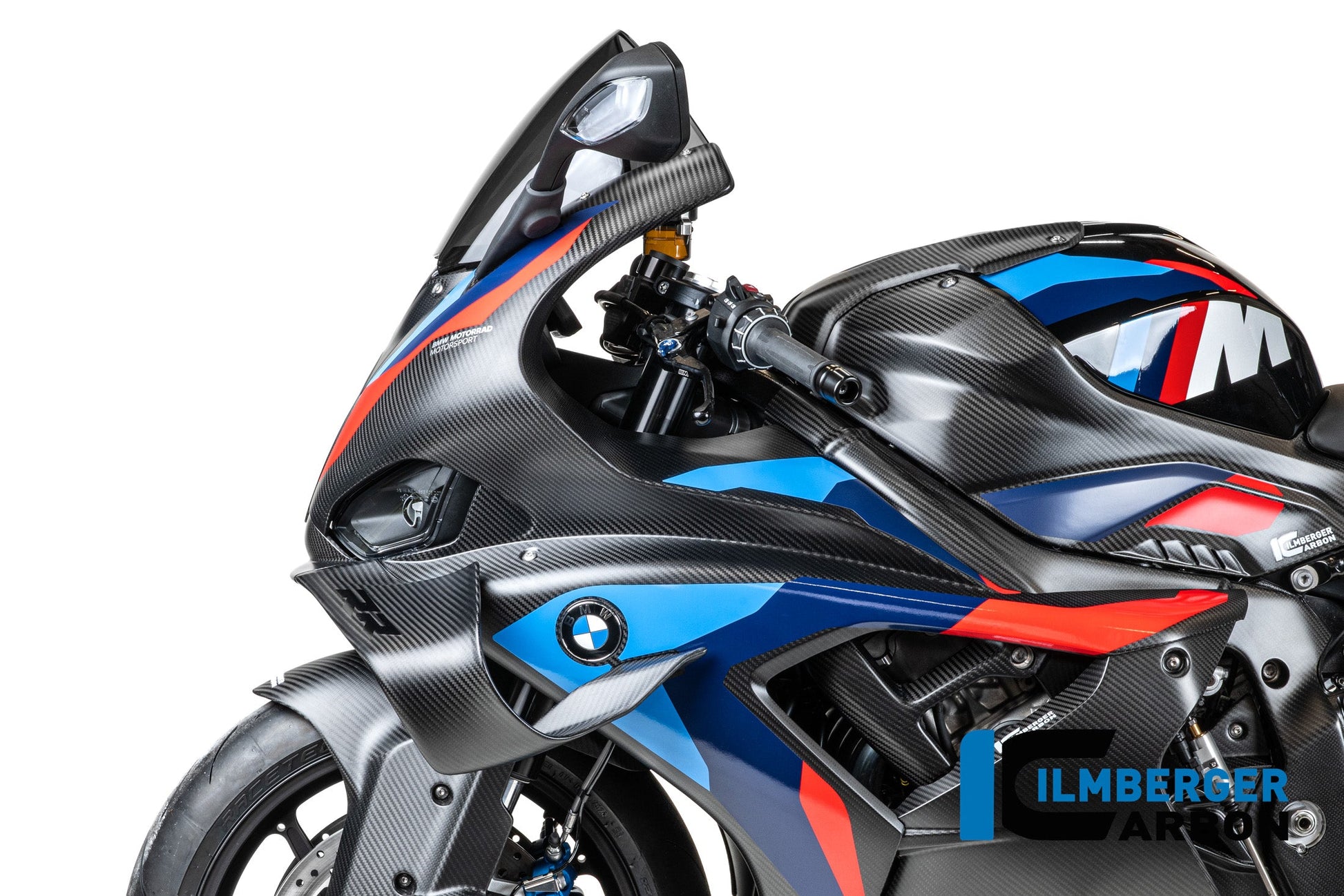 Tank zijpaneel links compleet mat carbon BMW M 1000 R (2023-2024)