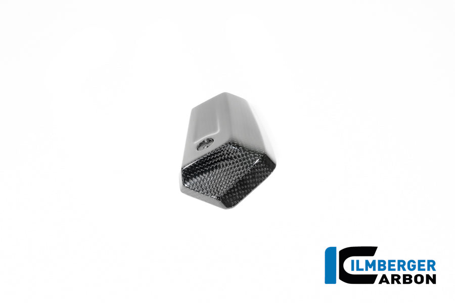 Oliekoeler cover links glanzend carbon BMW R12S (2025+)