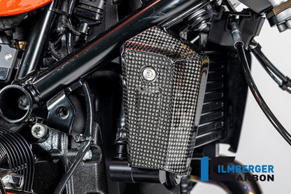 Oliekoeler cover rechts glanzend carbon BMW R12S (2025+)