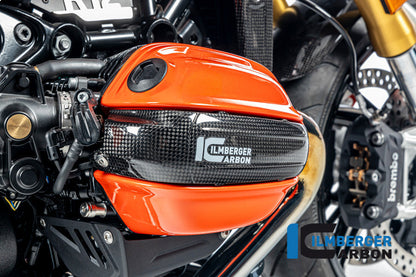 Bougiedop cover rechts glanzend carbon R12 G/S (2025+)