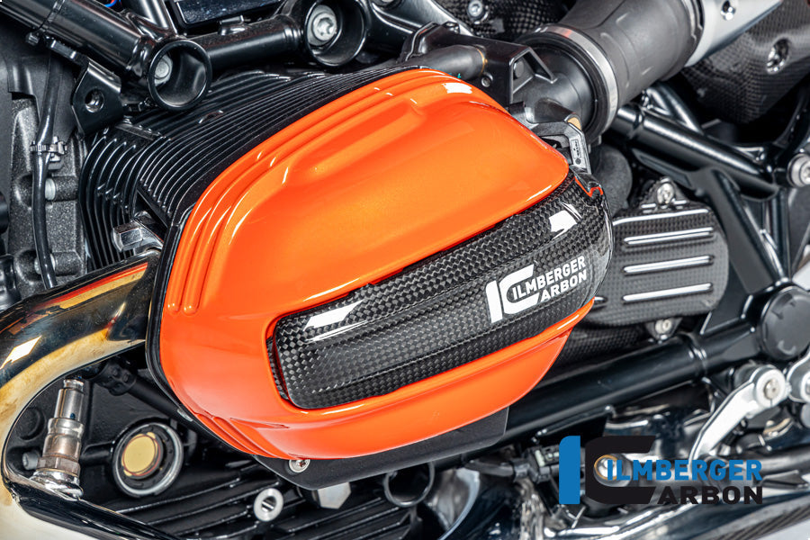 Bougiedop cover links glanzend carbon R12 G/S (2025+)