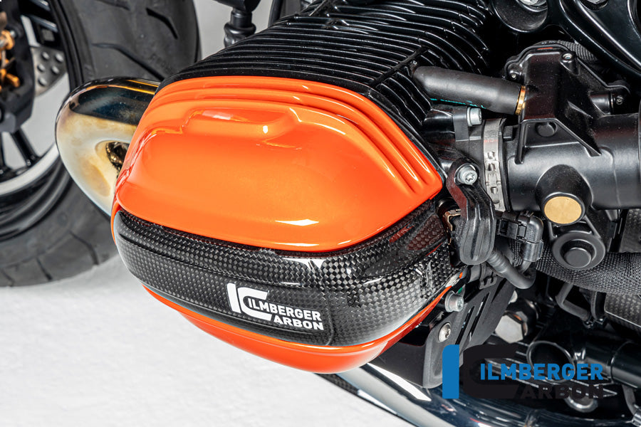 Bougiedop cover links glanzend carbon R12 G/S (2025+)