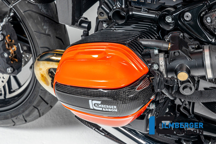 Bougiedop cover links glanzend carbon R12 G/S (2025+)