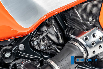 Tank ontluchting cover glanzend carbon BMW R12S (2025+)